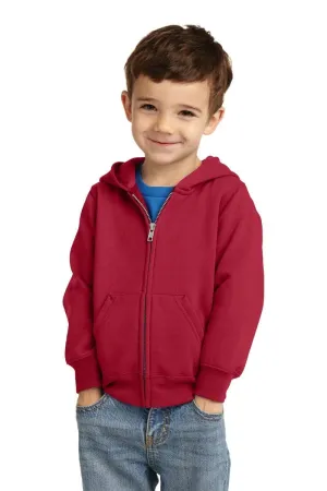 Port & Company ®  Toddler Core Fleece Full-Zip Hooded Sweatshirt. CAR78TZH