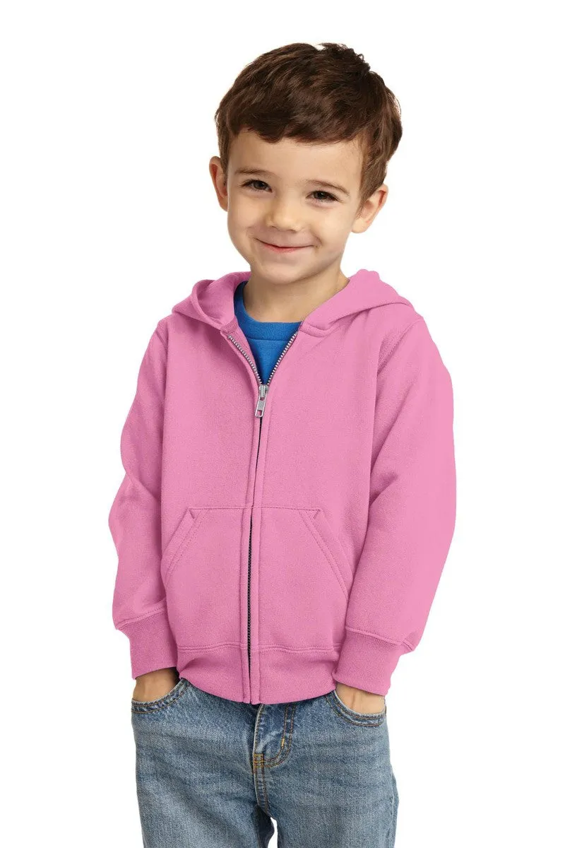 Port & Company ®  Toddler Core Fleece Full-Zip Hooded Sweatshirt. CAR78TZH