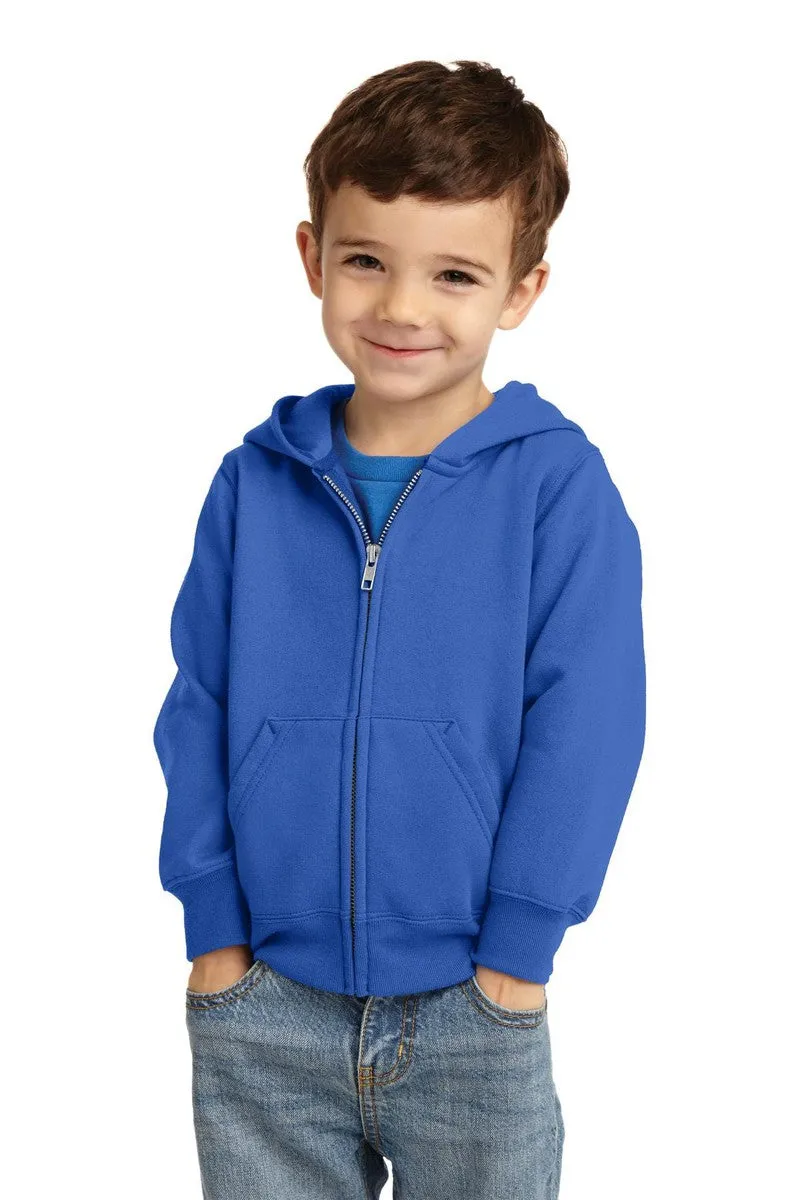 Port & Company ®  Toddler Core Fleece Full-Zip Hooded Sweatshirt. CAR78TZH