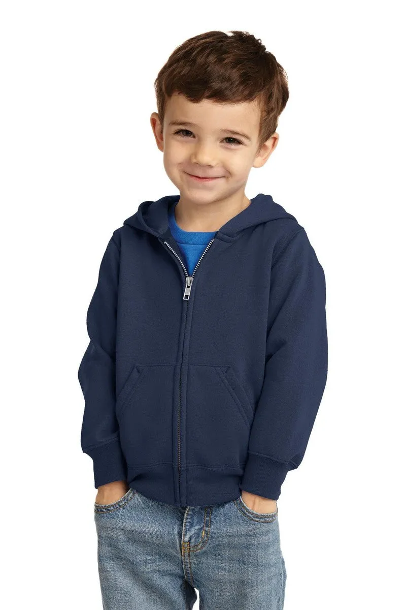 Port & Company ®  Toddler Core Fleece Full-Zip Hooded Sweatshirt. CAR78TZH