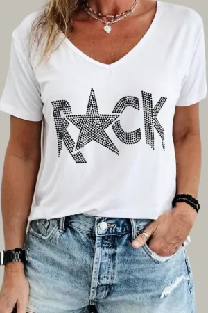 "Rock" The Rhinestone Look Top