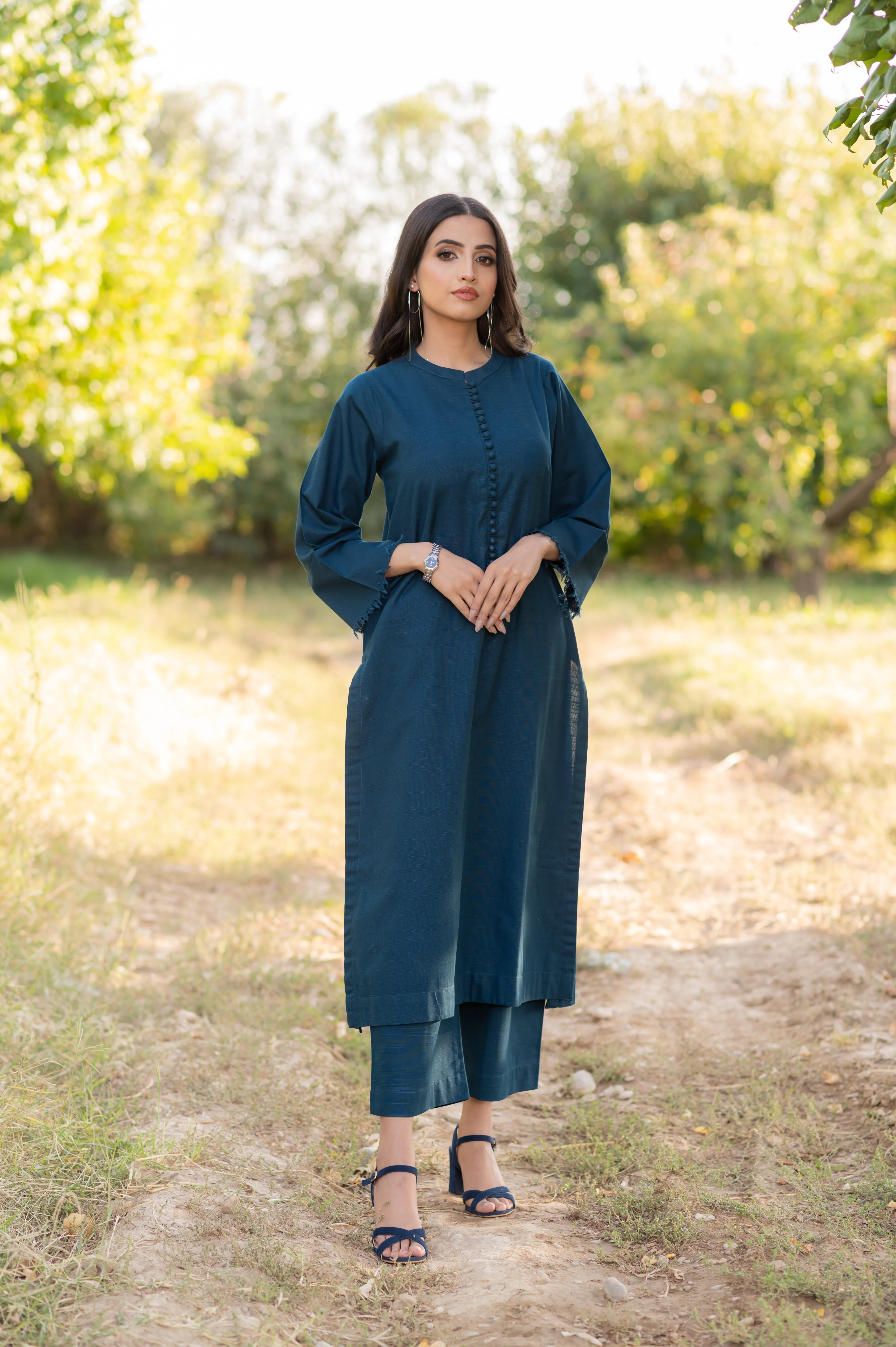 Ravayat By Ariya Apparel Stitched 2 Piece Ocean Elegance Co-ord Set Collection'2024-Zarqa