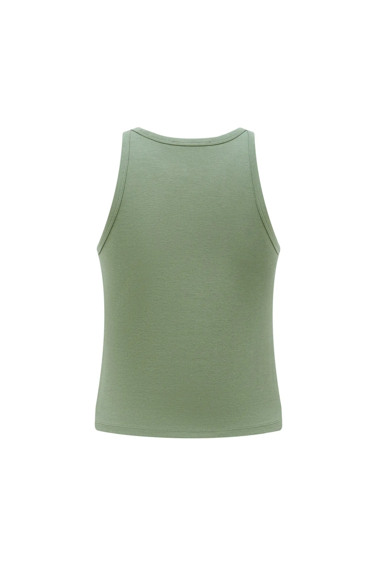 Ribbed Racercut Tank Top