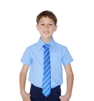 Short Sleeve School Shirt Slim Fit - 100% Organic Cotton