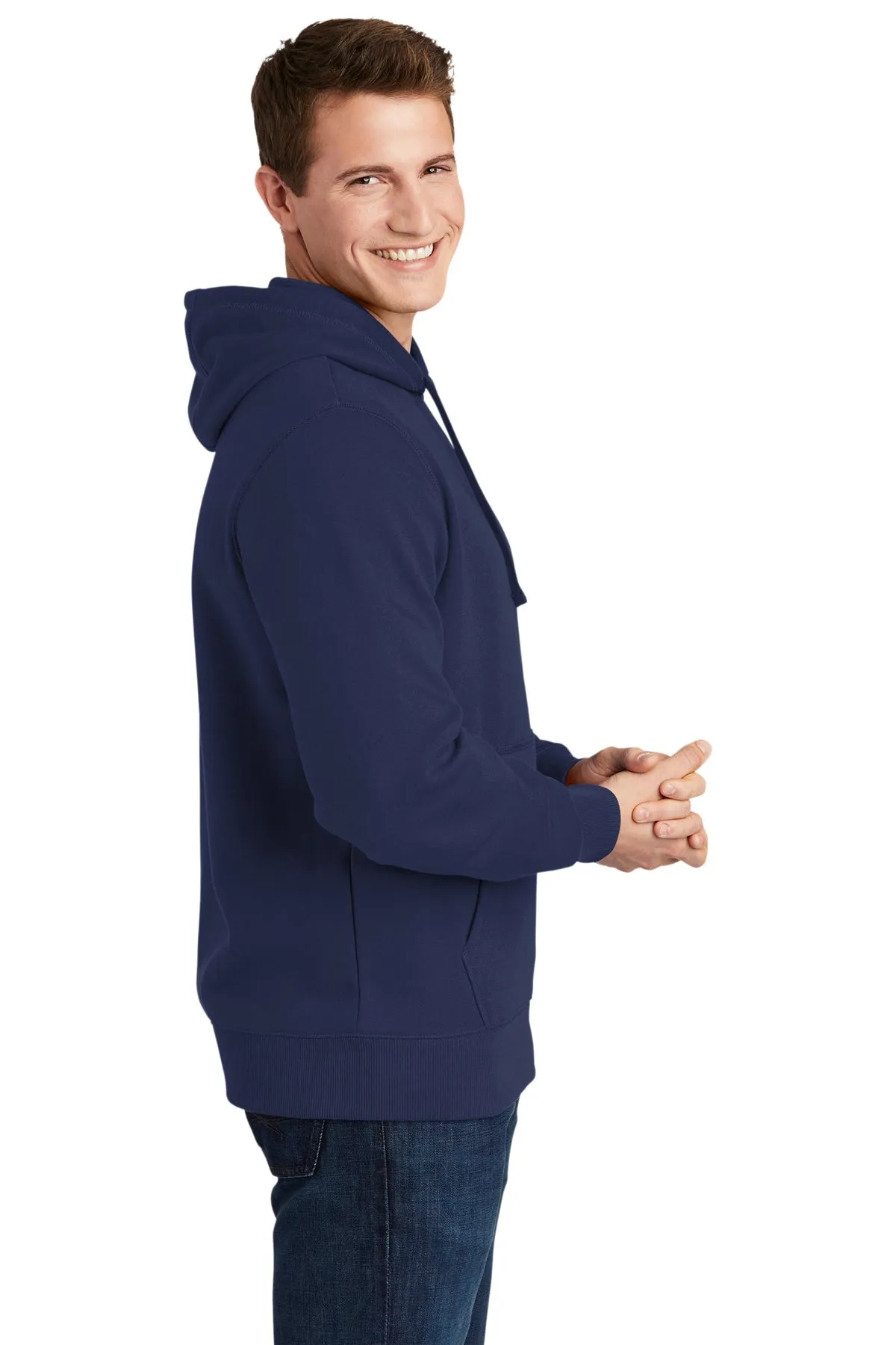 Sport-Tek Pullover Customized Hooded Sweatshirts, True Navy