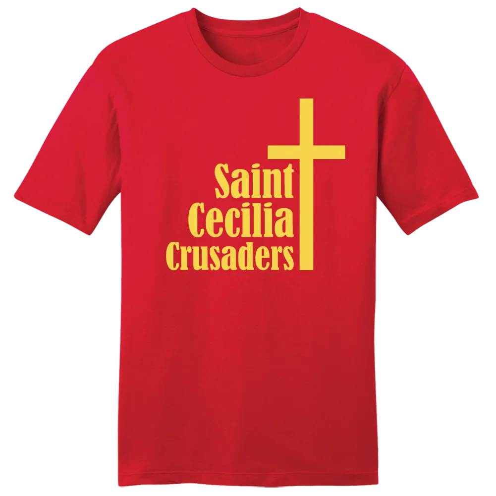 St. Cecilia Crusaders Gold Cross