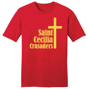 St. Cecilia Crusaders Gold Cross