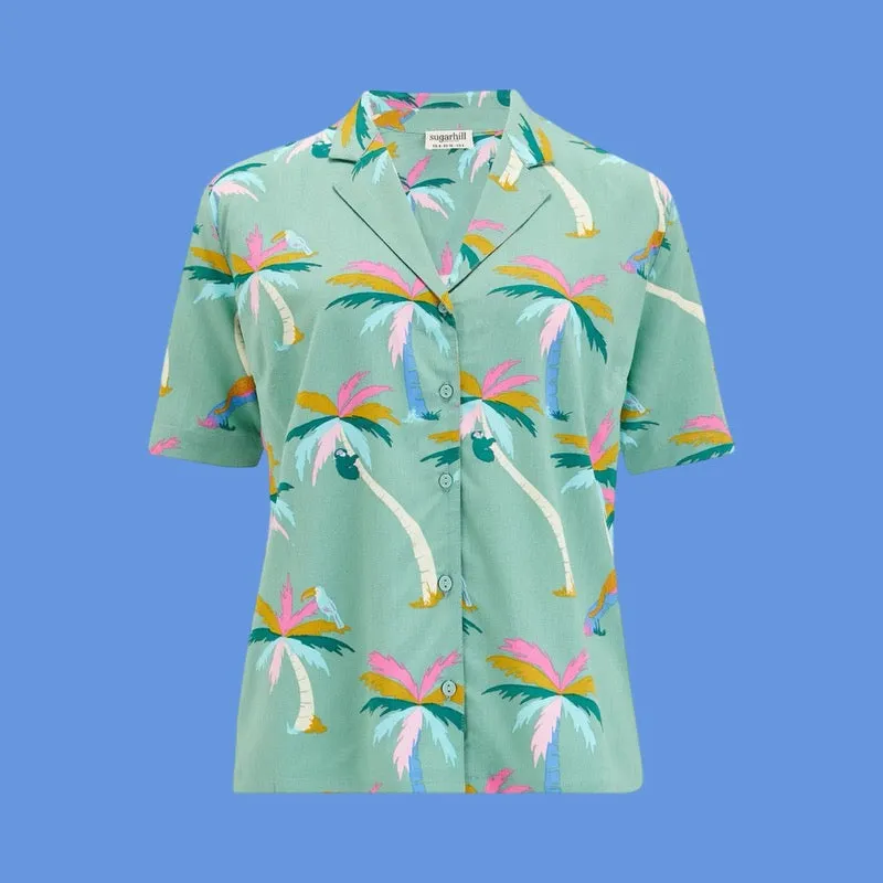 Sugarhill Brighton Santana Palm Shirt