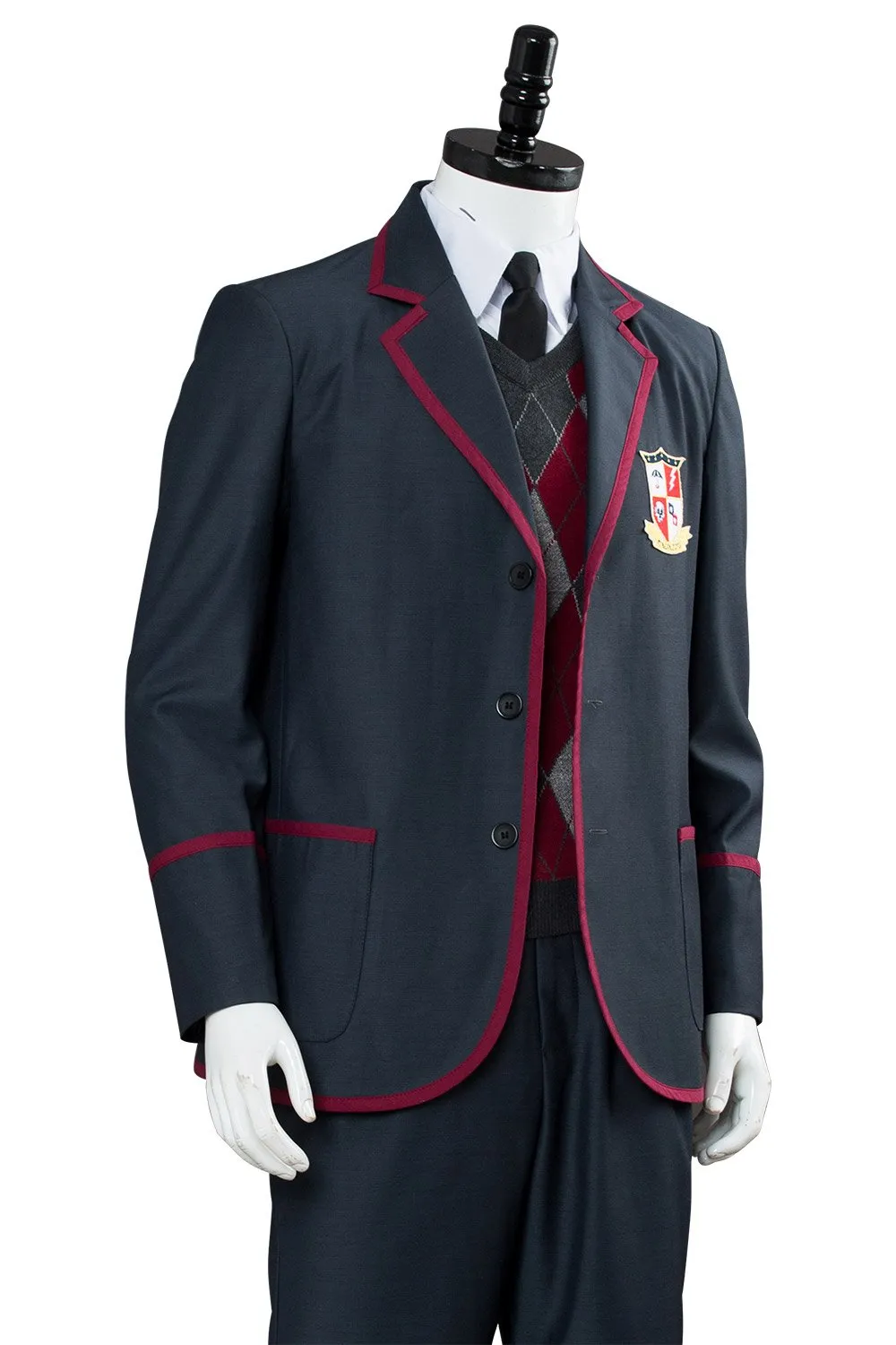 The Umbrella Academy School Uniform Boys Luther Spaceboy School Outfit Cosplay Costume