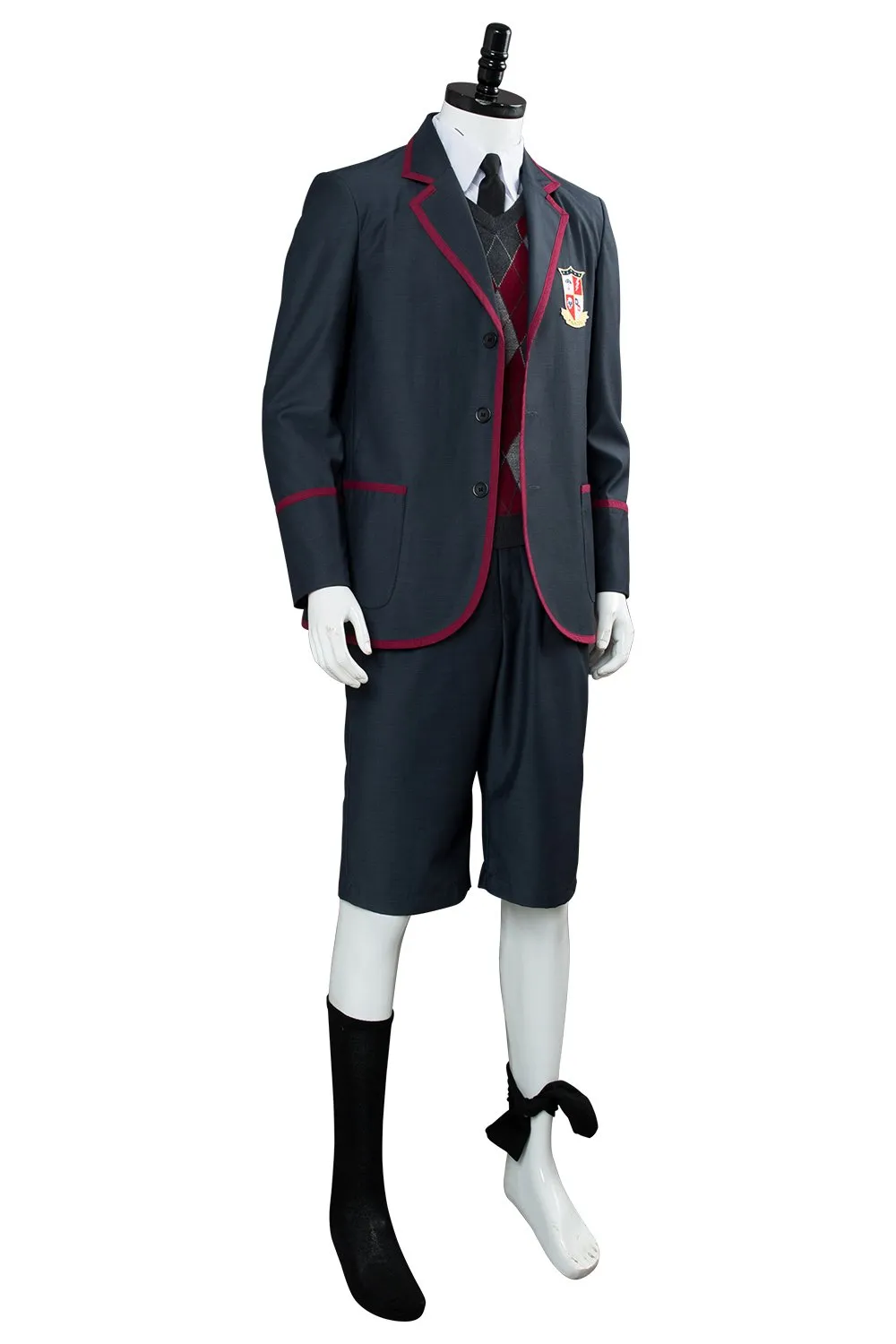 The Umbrella Academy School Uniform Boys Luther Spaceboy School Outfit Cosplay Costume