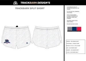 Throw-Town- Womens Split Track Short