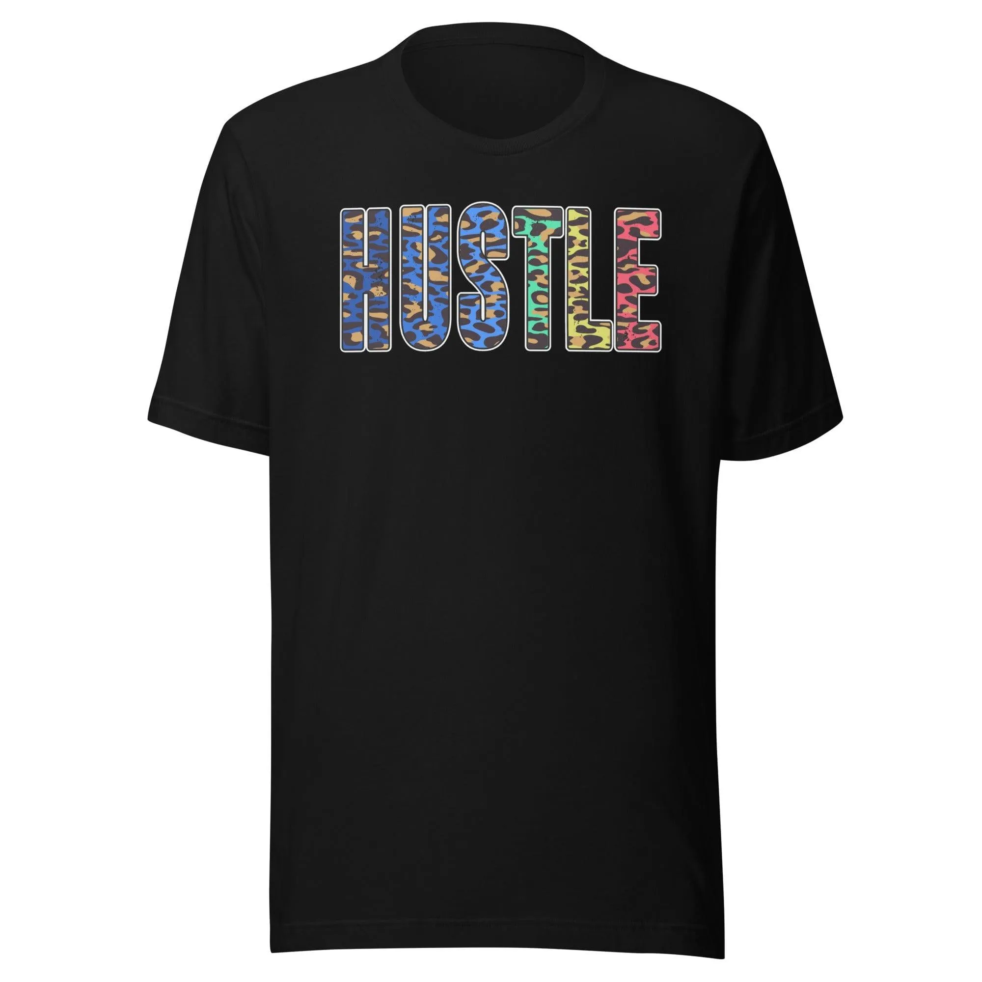 Urban T-shirt Urban Hustle Series in Leopard Print Short Sleeve Unisex Top