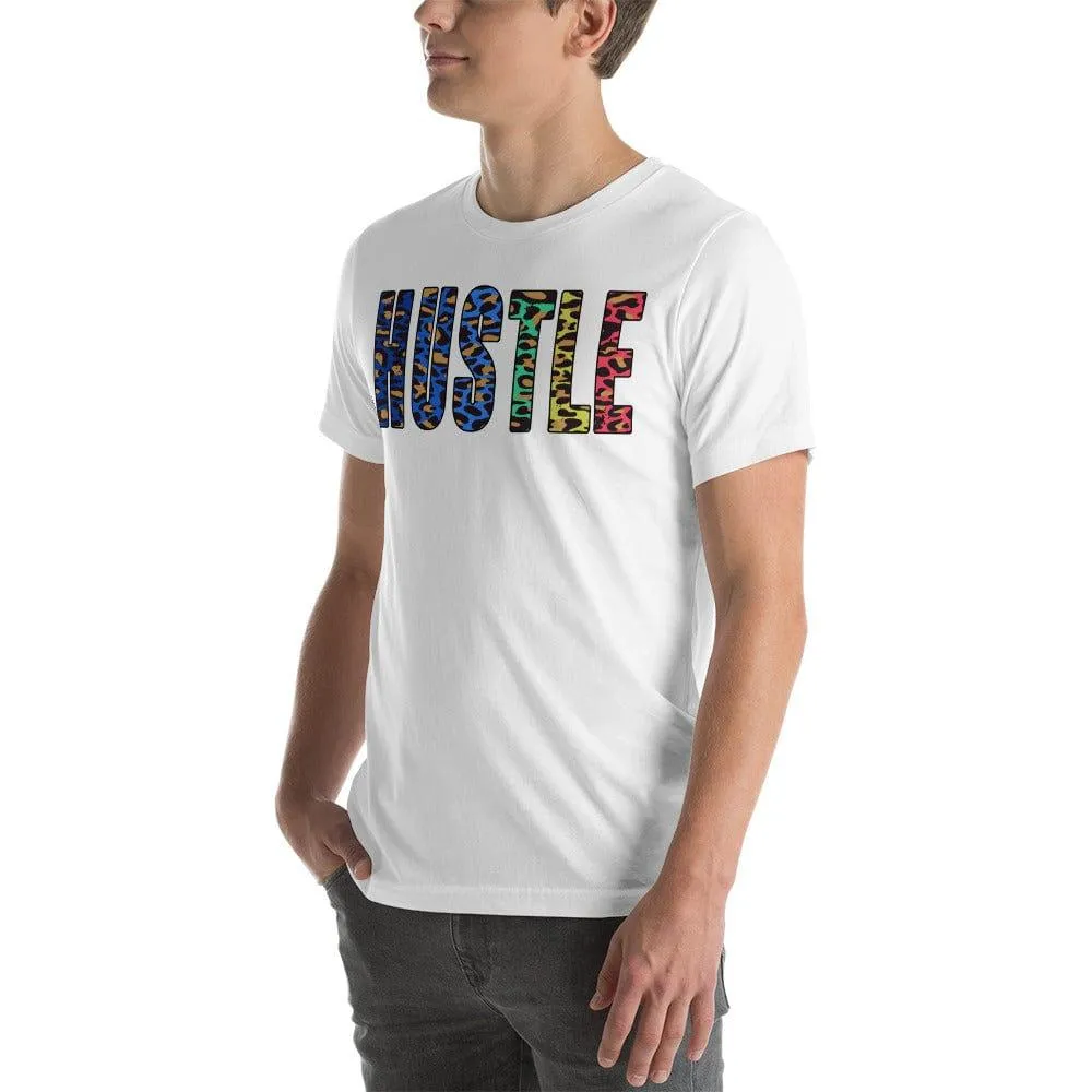 Urban T-shirt Urban Hustle Series in Leopard Print Short Sleeve Unisex Top