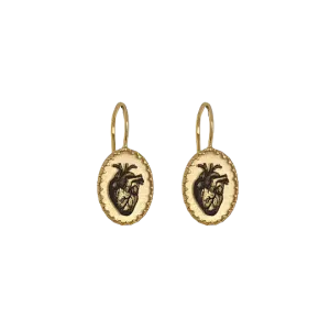 Victorian Heart Earrings