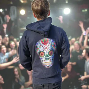 Zip-Up - Sugar Skull Zip-Up Hoodie